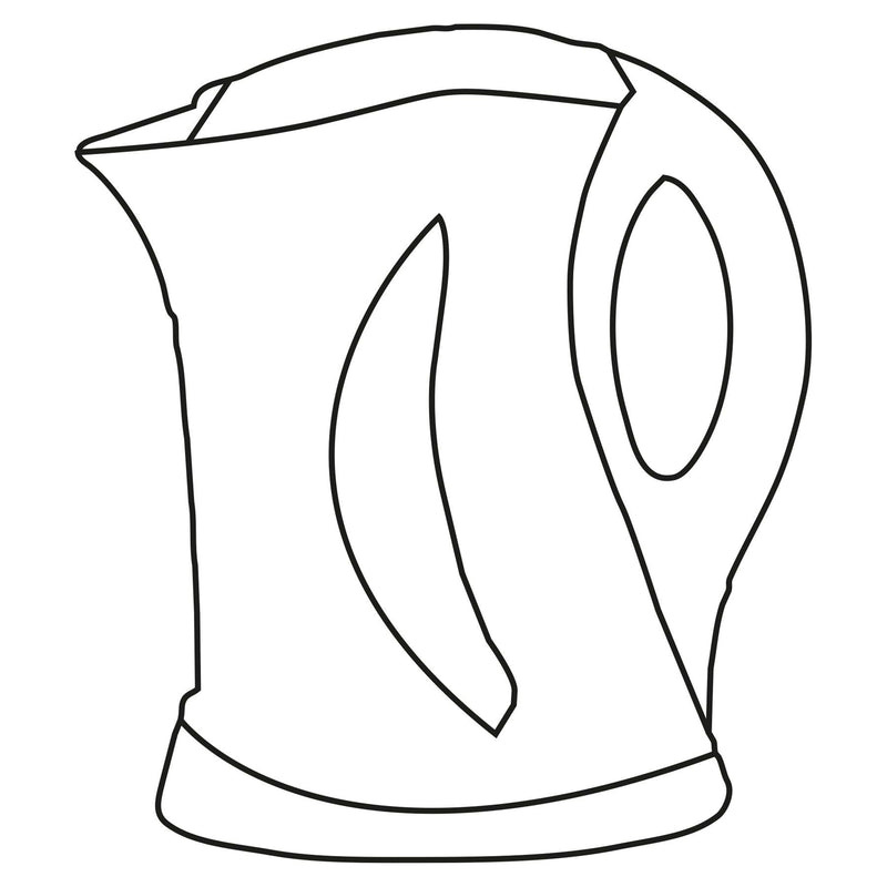 Scotsman low wattage black kettle (1.7L) K0030 Scotsman - Dynamic Drive