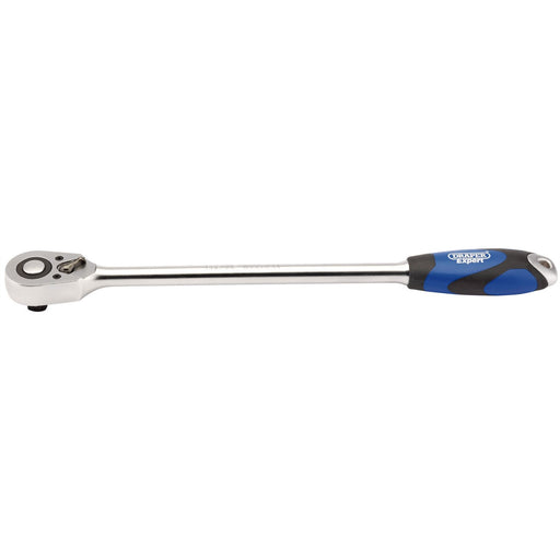 Draper Extra Long Reversible Quick Release Soft Grip Ratchet, 1/2" Sq. Dr., 48 T Draper - Dynamic Drive