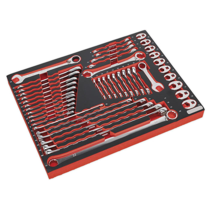 Superline PRO Tool Chest Combination 14 Drawer with 446pc Tool Kit - Red Superline Pro - Dynamic Drive