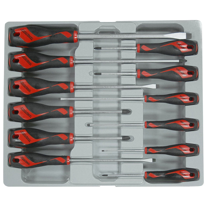 Teng Tools Screwdriver Set Mixed 12 Pieces Teng Tools - Dynamic Drive