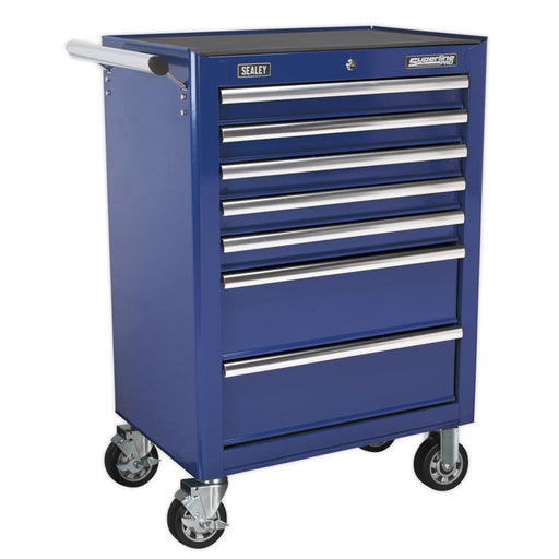 Sealey Rollcab 7 Drawer with Ball-Bearing Slides Blue AP26479TC Sealey - Dynamic Drive