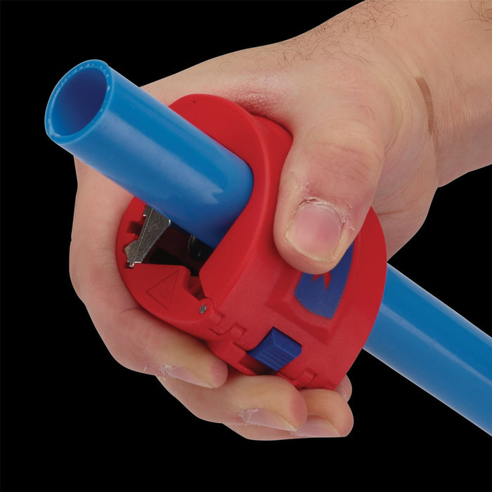 Draper Knipex 90 22 10 BK BiX Cutters for Plastic Pipes and Sealing Sleeves, 72m Draper - Dynamic Drive