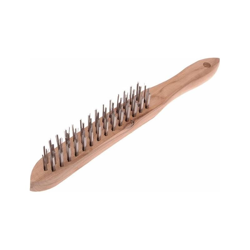Faithfull 580/3 Lightweight Scratch Brush - 3 Row Faithfull - Dynamic Drive