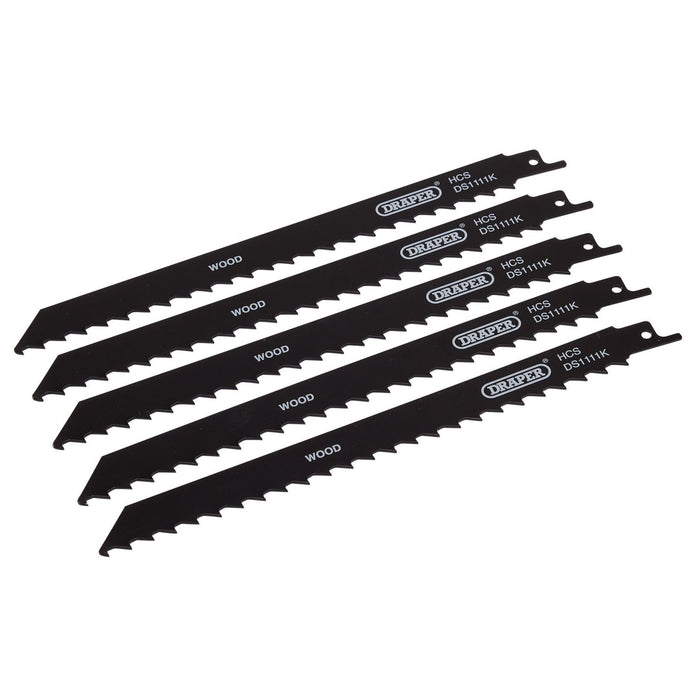 Draper Reciprocating Saw Blades for Wood and Plastic Cutting, 225mm, 3tpi (Pack Draper - Dynamic Drive