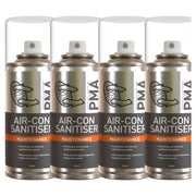 6 X Pma Air Con Ac Sanitiser Cleaner Maintenance Bomb Spray Bacteria Odour 150Ml PMA - Dynamic Drive
