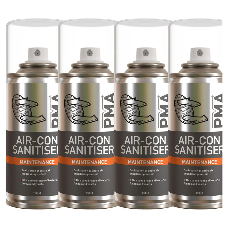 6 X Pma Air Con Ac Sanitiser Cleaner Maintenance Bomb Spray Bacteria Odour 150Ml PMA - Dynamic Drive