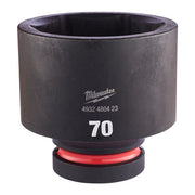 Milwaukee 70mm 1 Impact Socket Std-1Pc New 4932480423 Milwaukee - Dynamic Drive