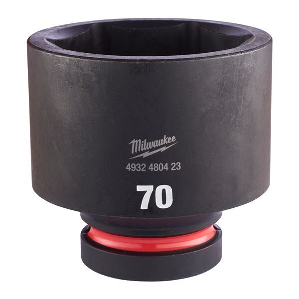 Milwaukee 70mm 1 Impact Socket Std-1Pc New 4932480423 Milwaukee - Dynamic Drive