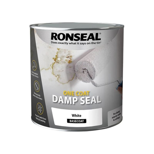 Ronseal One Coat Damp Seal White 2.5 litre Ronseal - Dynamic Drive