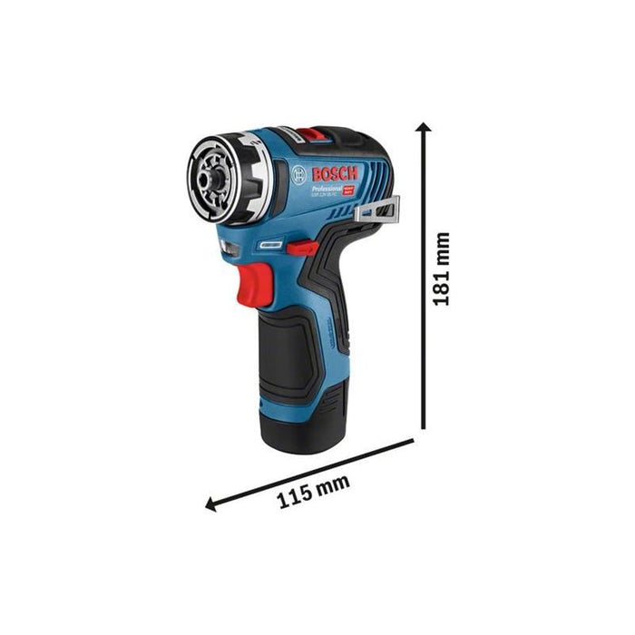 Bosch GSR 12V-35 FC Pro FlexiClick Drill Driver 12V Bare Unit Bosch - Dynamic Drive