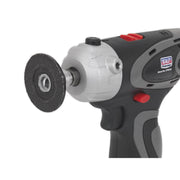 Sealey Cordless Polisher/Sander 75mm 14.4V Li-ion - 2 Batteries CP6005 Sealey - Dynamic Drive