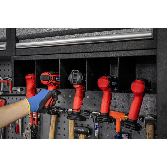 Sealey Modular Power Tool Rack 680mm APMS69 Sealey - Dynamic Drive