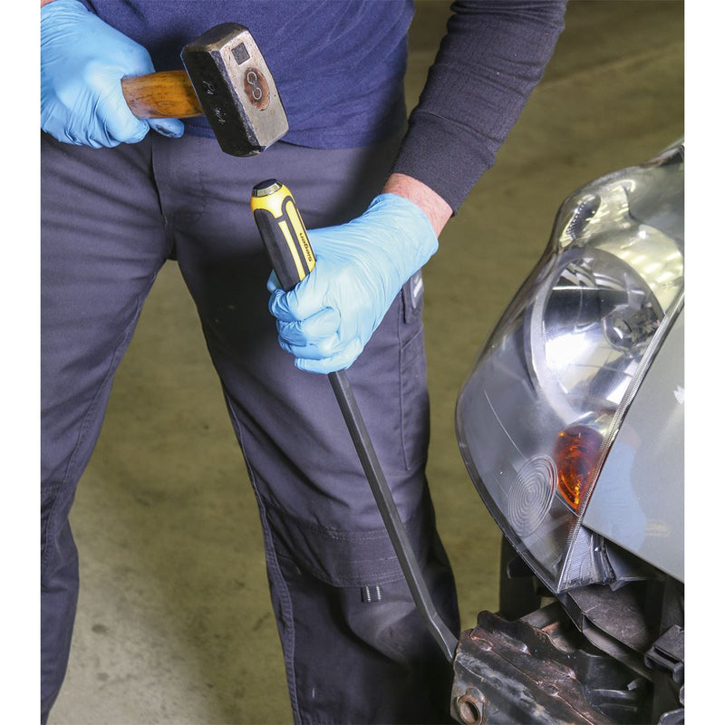 Sealey Angled Pry Bar Set with Hammer Cap Heavy-Duty 4pc S01138 Sealey - Dynamic Drive