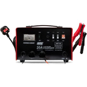 Maypole Heavy Duty Steel 20 Amp 12V/24V Car Van Tractor Battery Charger Mp730 Town Tools - Dynamic Drive
