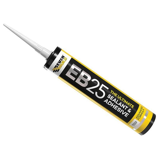 Everbuild Sika EB25 Hybrid Sealant Adhesive Clear 300ml Everbuild Sika - Dynamic Drive
