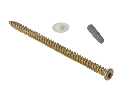 Forgefix Concrete Frame Screw TORX® Compatible High-Low Thread ZYP 7.5 x 62mm Bag 10 ForgeFix - Dynamic Drive
