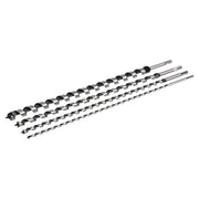 Silverline Long Auger Bit Set 4pce 8 - 24mm Silverline - Dynamic Drive