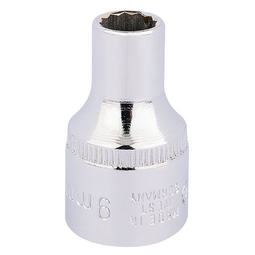 Draper Elora Bi-Hexagon Socket, 1/2" Sq. Dr., 9mm 24541 Draper - Dynamic Drive