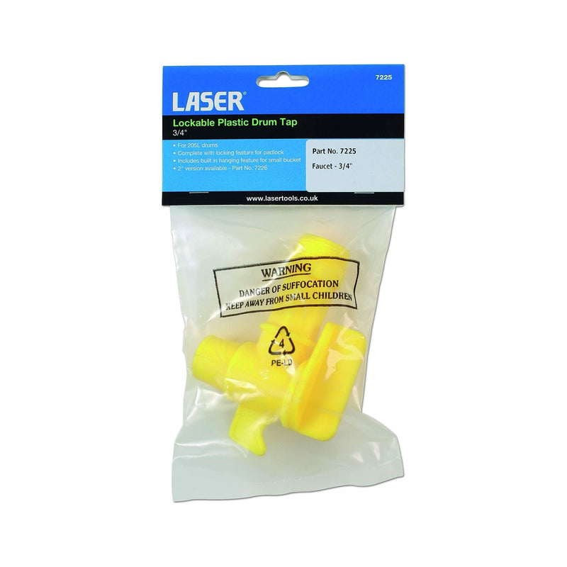 Laser Lockable Plastic Drum Tap 3/4" 7225 Laser - Dynamic Drive