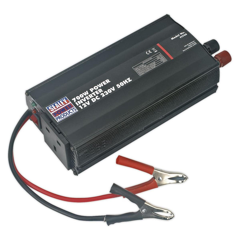 Sealey Power Inverter 700W 12V DC - 230V 50Hz PI700 Sealey - Dynamic Drive