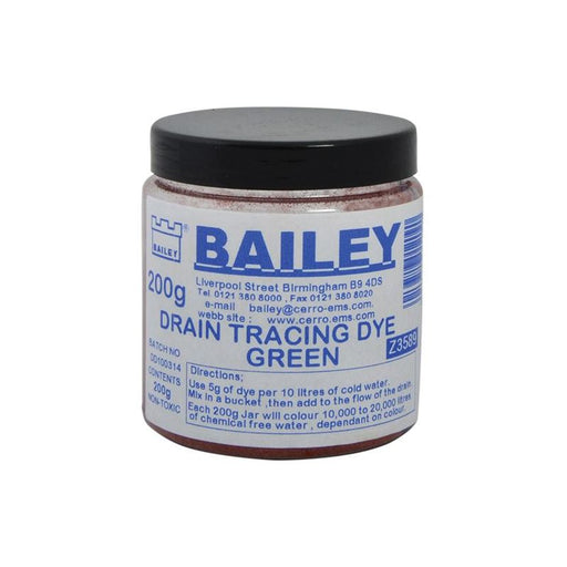 Bailey Products 3589 Drain Tracing Dye - Green Bailey Products - Dynamic Drive