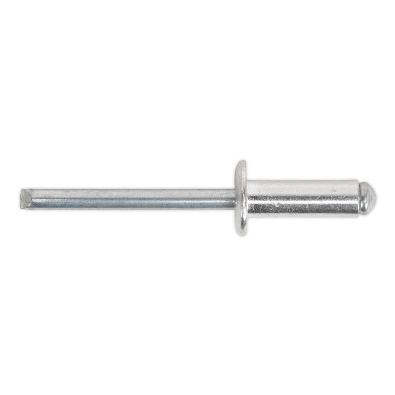 Sealey Aluminium Blind Rivet Standard Flange 6.4 x 12mm Pack of 200 RB6412S Sealey - Dynamic Drive