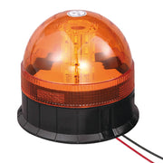 12V/24V LED Flashing Amber Orange Warning Beacon with 3 Bolt Mounting Maypole - Dynamic Drive