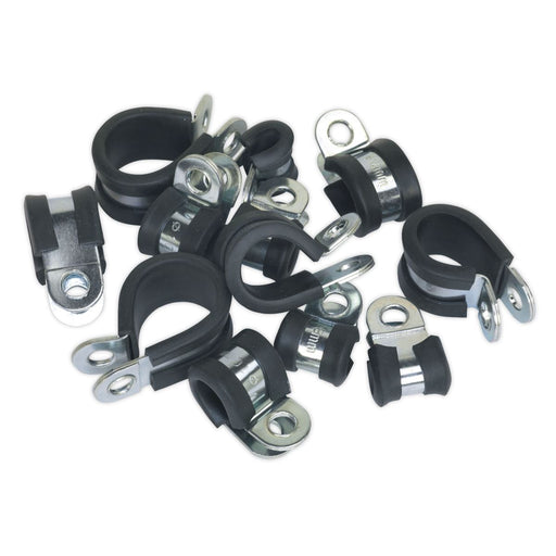 Sealey P-Clip Rubber Lined Assortment 60pc PCJASS Sealey - Dynamic Drive