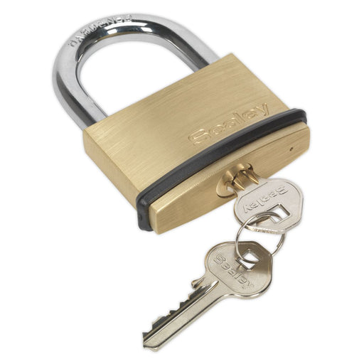 Sealey Brass Body Padlock 60mm PL203 Sealey - Dynamic Drive