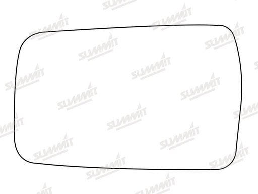 Summit Stick-On Anti Dazzle Mirror Glass fits Ford Escort, Orion LHS Summit - Dynamic Drive