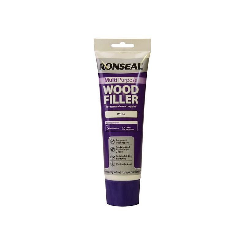 Ronseal Multipurpose Wood Filler Tube White 325g Ronseal - Dynamic Drive