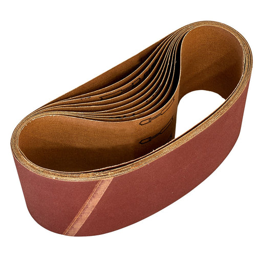 Sealey Sanding Belt 100 x 620mm 120Grit Pack of 10 WSB62120 Sealey - Dynamic Drive