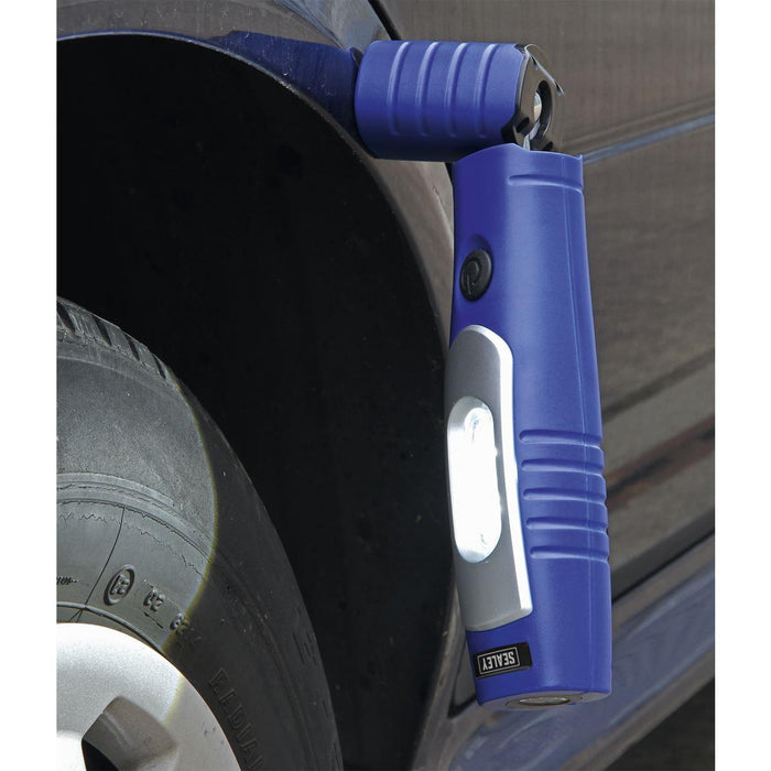 Sealey Rechargeable 360 Inspection Light 7 SMD & 3W SMD LED Blue Lithium-ion Sealey - Dynamic Drive