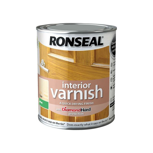 Ronseal Interior Varnish Quick Dry Matt Clear 750ml Ronseal - Dynamic Drive