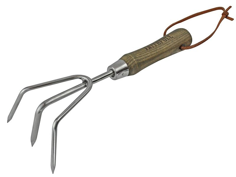 Faithfull Prestige Stainless Steel Hand Cultivator Ash Handle Faithfull - Dynamic Drive