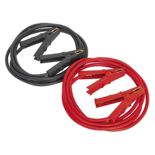 Sealey Heavy-Duty Booster Cables 40mm x 5m CCA 600A BC4050HD Sealey  - Dynamic Drive