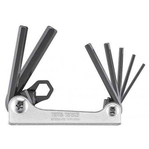 Teng Tools Folding Hex Key Set 2.5-10 mm 7 Pieces Teng Tools - Dynamic Drive