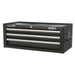 Sealey Mid-Box 3 Drawer with Ball-Bearing Slides - Black Sealey  - Dynamic Drive
