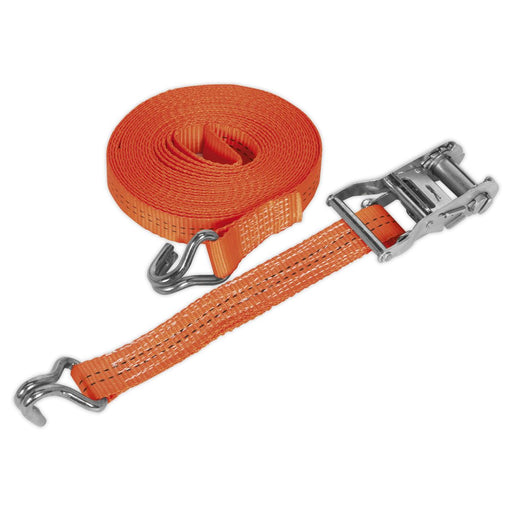 Sealey Ratchet Tie Down 35mm x 10m Polyester Webbing 2000kg Breaking Strength Sealey - Dynamic Drive