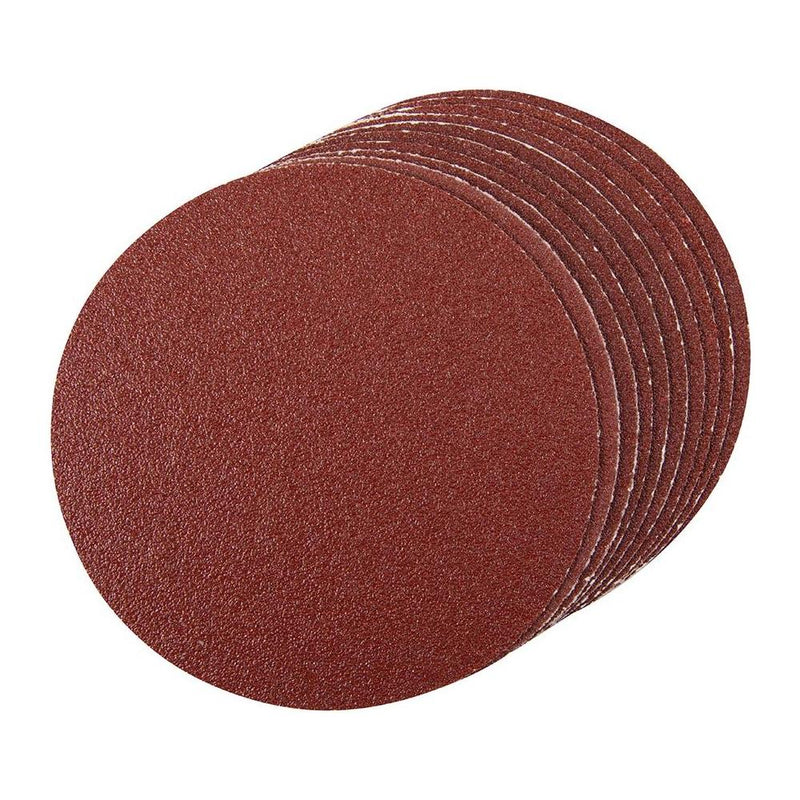 Silverline Self-Adhesive Sanding Discs 150mm 10pk 60 Grit Silverline - Dynamic Drive