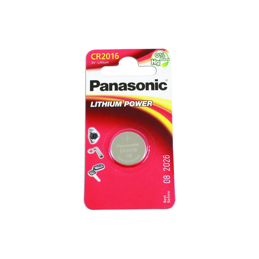 Connect Panasonic Coin Cell Battery CR2016 1pc 36907 Tool Connection - Dynamic Drive