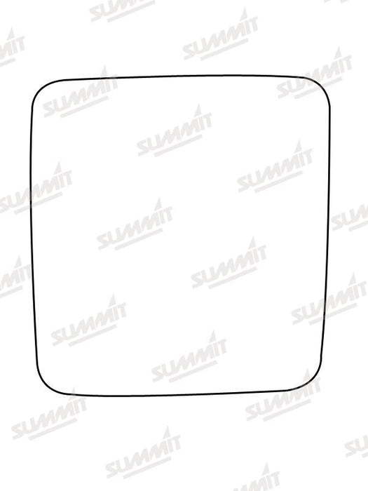 Summit Heated Base Plate With Commercial Mirror Glass fits Vauxhall Combo C 02 to 12 RHS Summit - Dynamic Drive