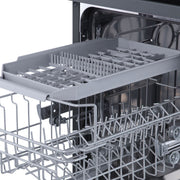 Baridi Slimline Freestanding Dishwasher 45cm Wide 10 Place Settings - Black Baridi - Dynamic Drive