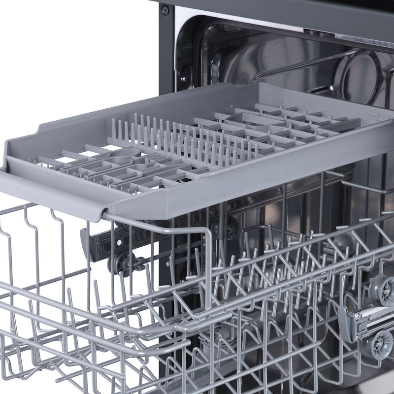 Baridi Slimline Freestanding Dishwasher 45cm Wide 10 Place Settings - Black Baridi - Dynamic Drive