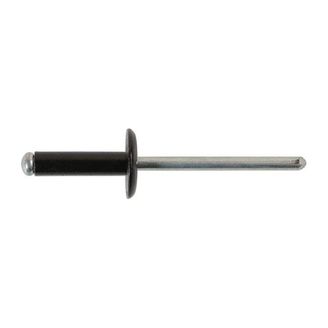 Tool Connection Large Flange Black Rivets 4.0mm x 14mm 100pc 32891 Tool Connection - Dynamic Drive