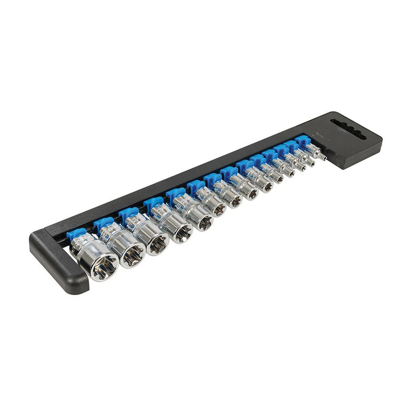 Silverline E4-E24 Socket Extension Set 14pce E4 - E24 Silverline - Dynamic Drive
