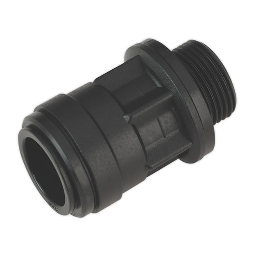Sealey Straight Adaptor 22mm 3/4"BSP Pack of 2 (John Guest Speedfitï PM012216E) Sealey - Dynamic Drive