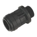 Sealey Straight Adaptor 22mm 3/4"BSP Pack of 2 (John Guest Speedfitï PM012216E) Sealey - Dynamic Drive