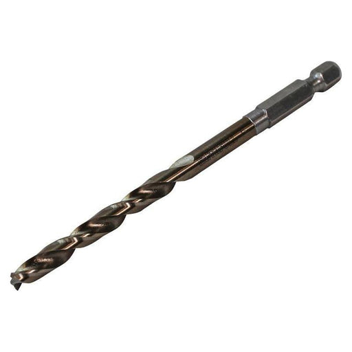 Faithfull HSSE M35 Cobalt Quick-Change Impact Drill Bit 4.0mm OL:91mm WL:43mm Faithfull - Dynamic Drive
