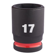 Milwaukee 17mm 3/8 Impact Socket Std-1Pc New 4932480274 Milwaukee - Dynamic Drive